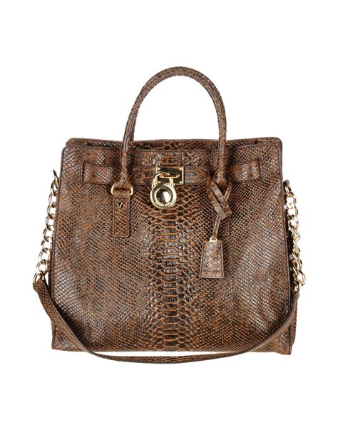 michael kors brown tote|michael kors handbags dark brown.